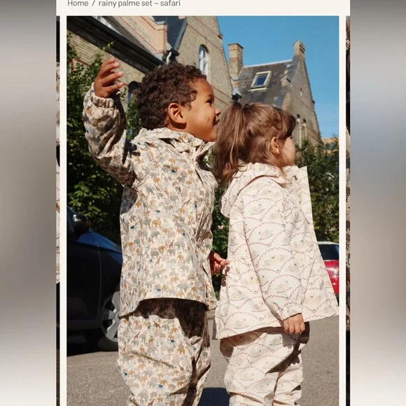 BNWT konges sløjd rainy palme set safari - Picture 1 of 8